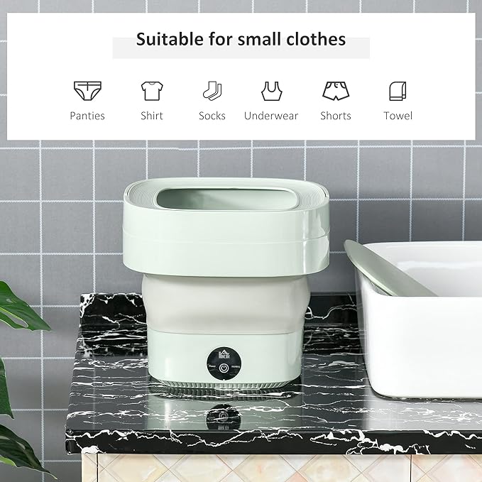 Foldable Mini Laundry Washer