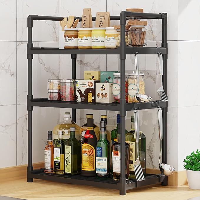Multi-Layer Kitchen Organizer Rack | منظم تخزين ستوريفا متعدد الطبقات للمطبخ