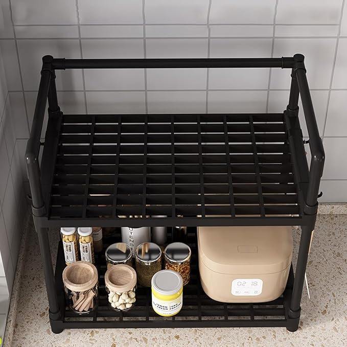 Multi-Layer Kitchen Organizer Rack | منظم تخزين ستوريفا متعدد الطبقات للمطبخ
